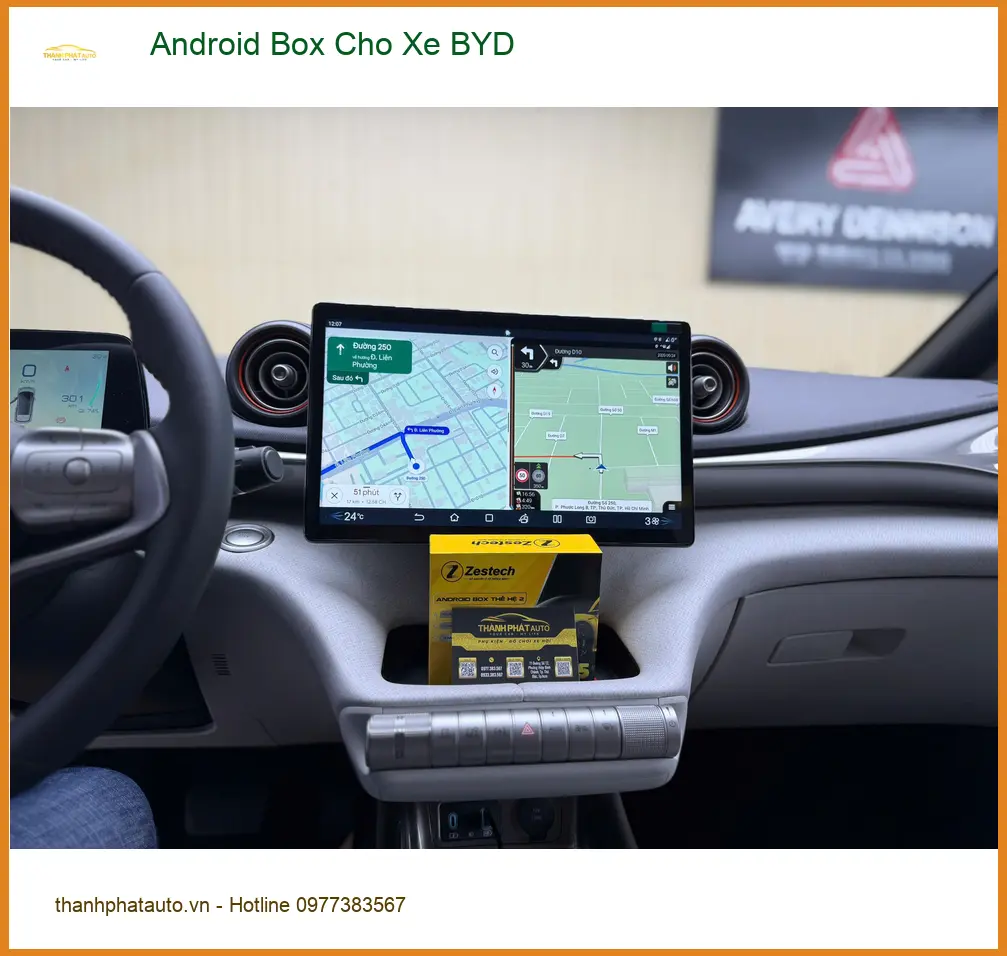 Chị An lắp Android Box cho xe BYD Quận 3 để trải nghiệm tiện ích giải trí hiện đại ảnh thực tế 3