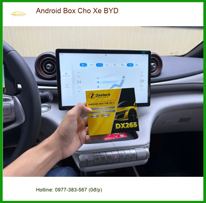 Chị Thảo lắp Android Box cho BYD Seal tại Quận 8 để nâng tầm giải trí cho chuyến đi xa ảnh thực tế 3