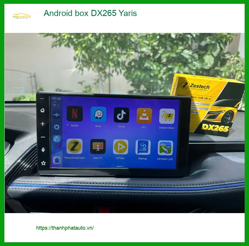 Anh Tùng lắp Android box DX265 cho Toyota Yaris tại Quận Thủ Đức để xe thông minh hơn ảnh thực tế 3