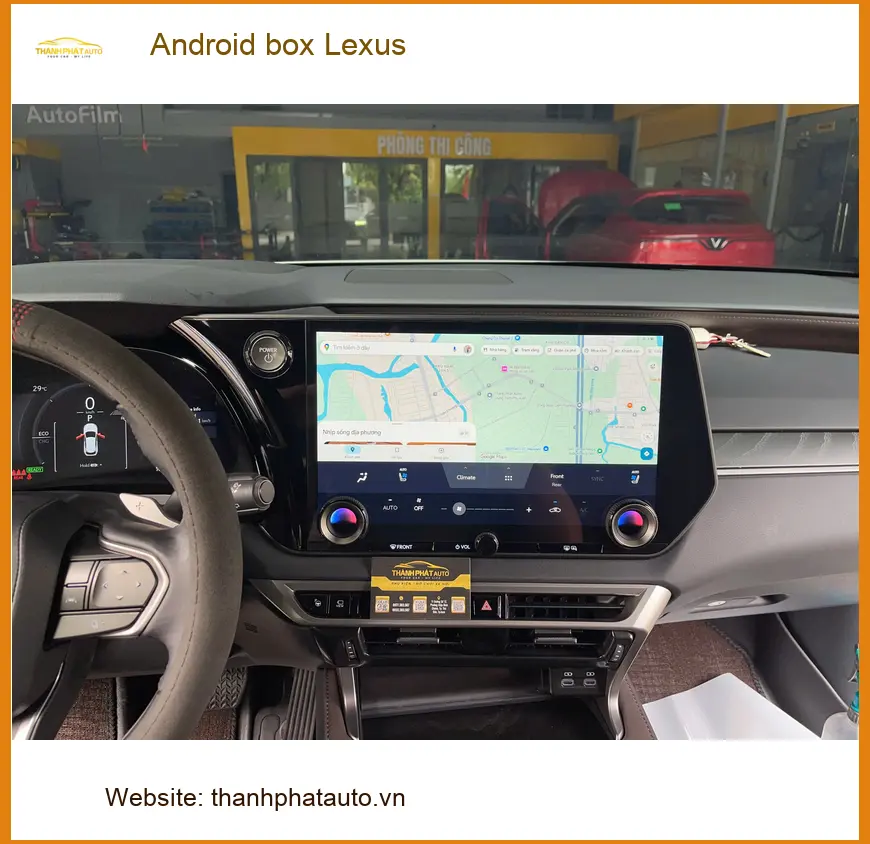 Anh Quang lắp Android Box Lexus RC 350 chính hãng tại Quận Tân Phú ảnh thực tế 4