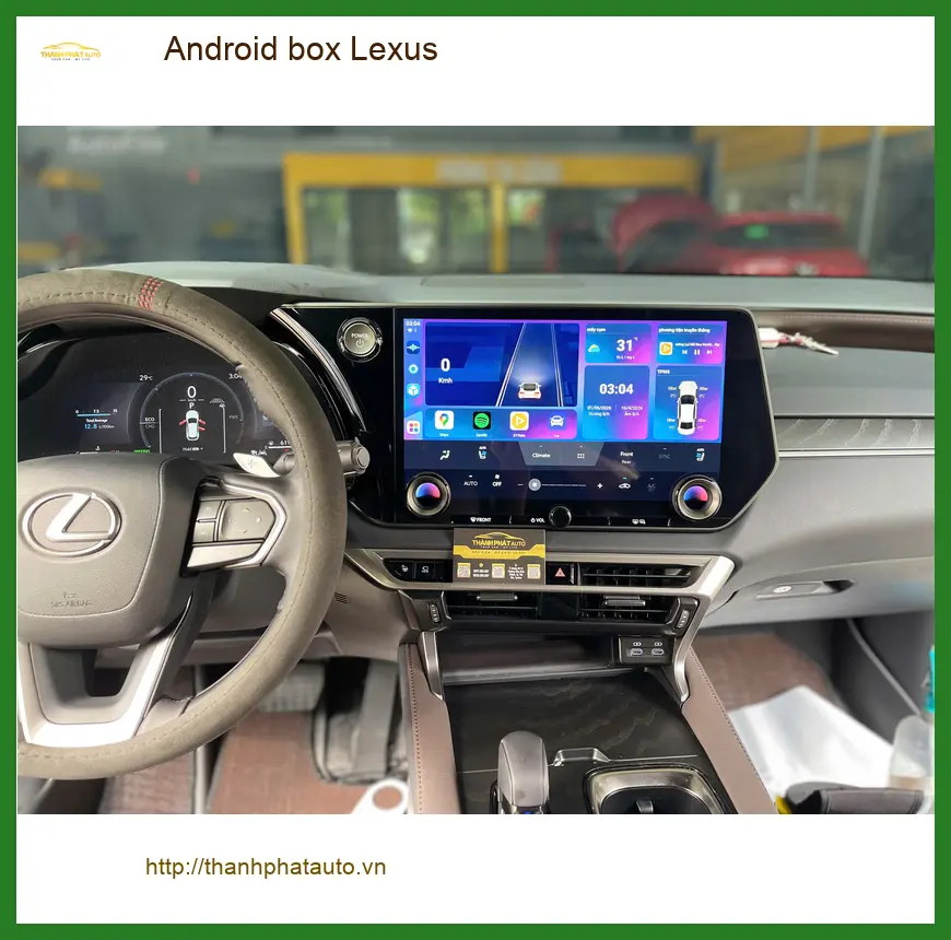 Anh Lâm lắp Android box Lexus ES 300h tại Quận 6 để nâng cấp giải trí trên xe. ảnh thực tế 2