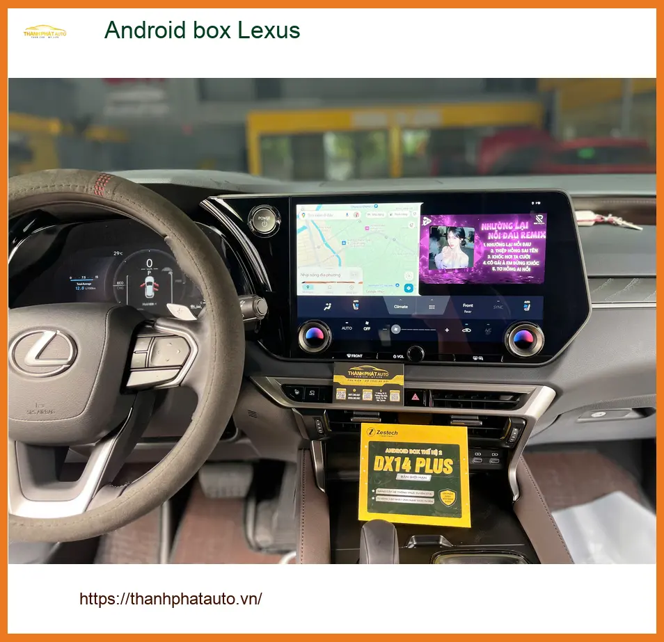 Anh Minh lắp Android box Lexus RX 350 tại Quận 2 để nâng tầm giải trí