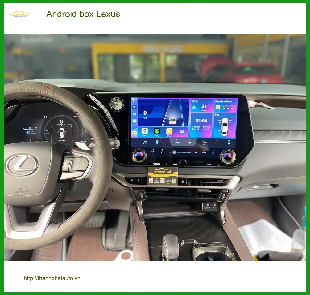 Anh Minh lắp Android box Lexus RX 350 tại Quận 2 để nâng tầm giải trí ảnh thực tế 2