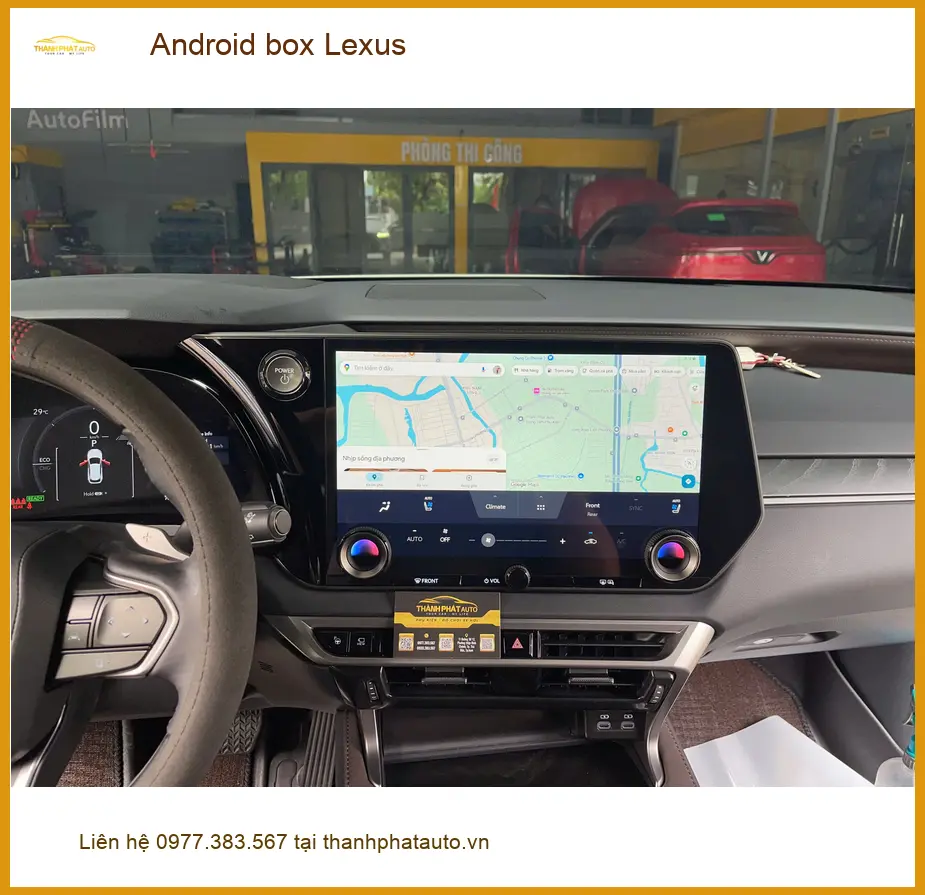 Anh Minh lắp Android box Lexus RX 350 tại Quận 2 để nâng tầm giải trí ảnh thực tế 3