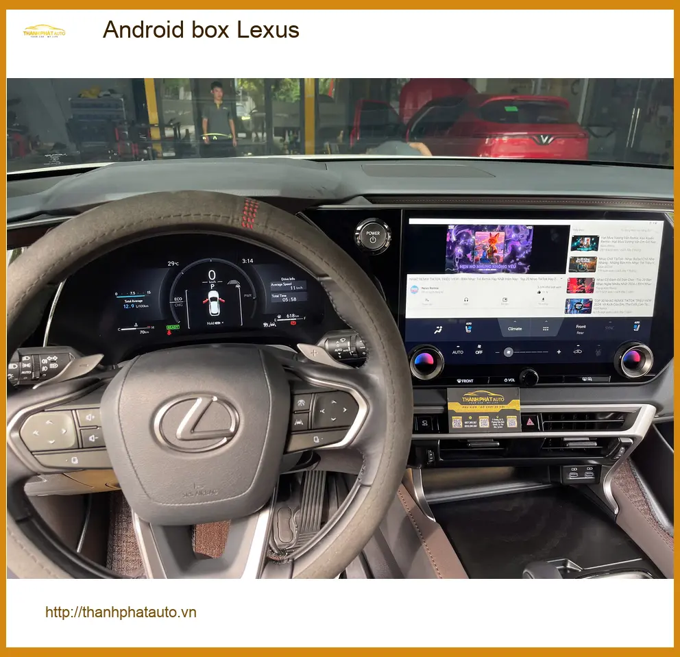 Anh Minh lắp Android box Lexus RX 350 tại Quận 2 để nâng tầm giải trí ảnh thực tế 4