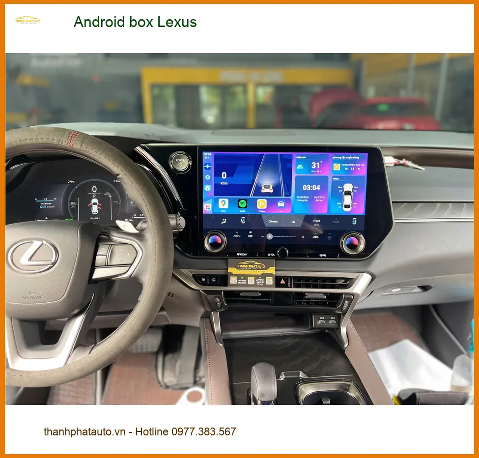 Anh Khải lắp Android box Lexus RX350 tại Hóc Môn để tận hưởng giải trí