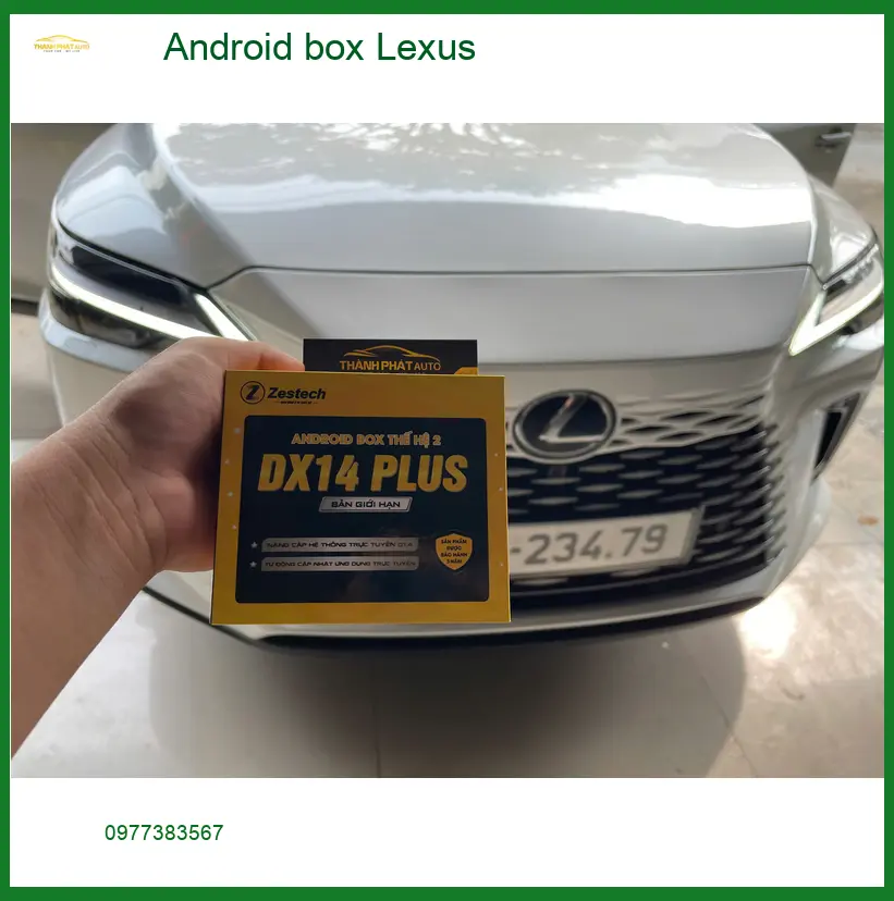 Anh Khải lắp Android box Lexus RX350 tại Hóc Môn để tận hưởng giải trí ảnh thực tế 5
