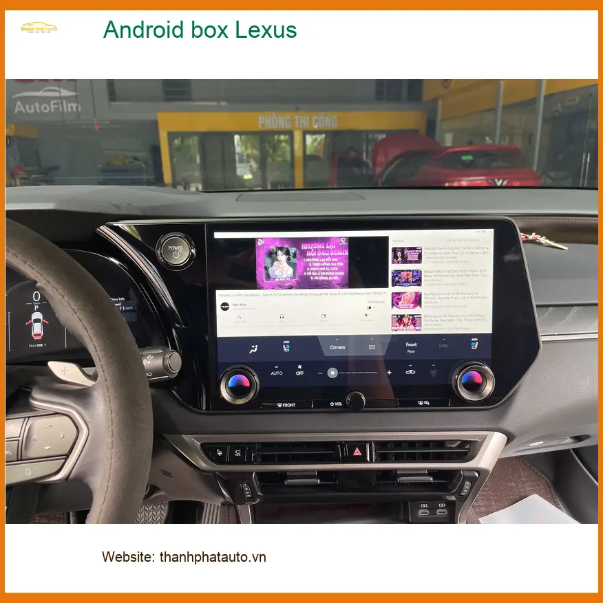 Anh Minh lắp Android box cho Lexus tại Quận 10 để trải nghiệm giải trí đỉnh cao ảnh thực tế 3