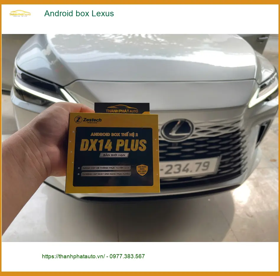 Anh Tùng lắp Android box Lexus RX 350 tại Củ Chi để nâng tầm giải trí xe
