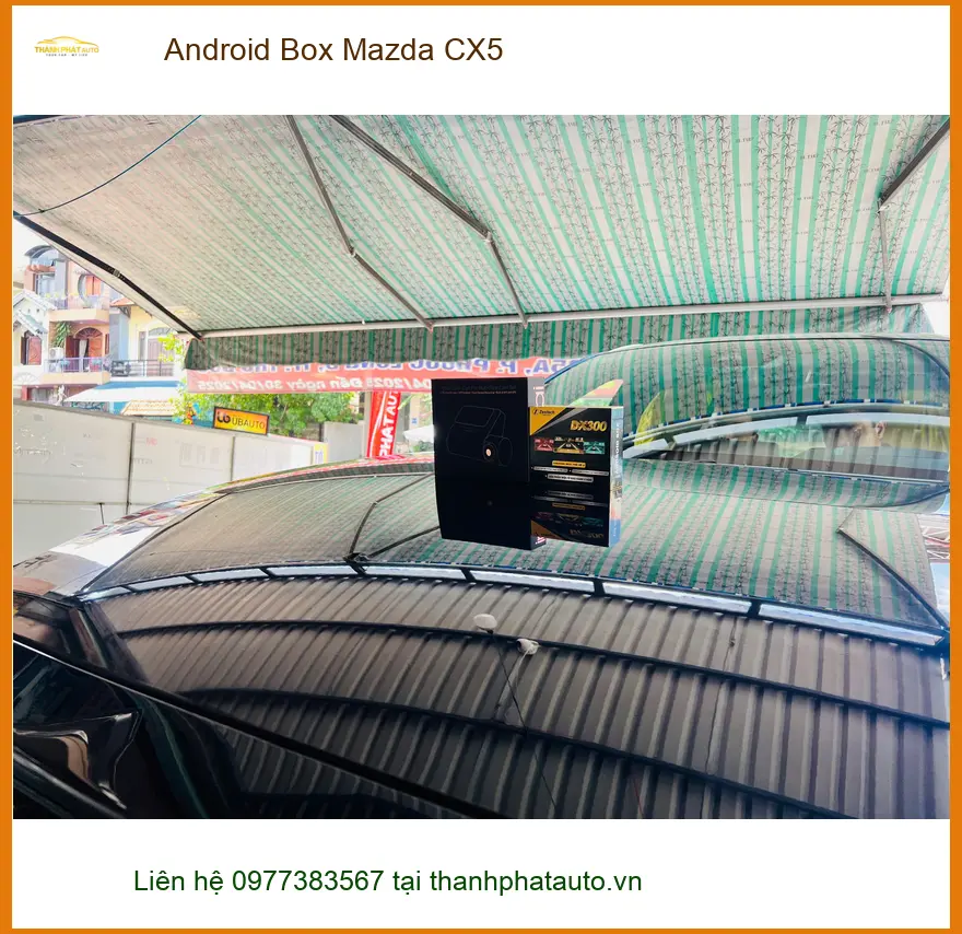 Chị Thảo lắp Android Box Mazda CX5 Quận 6 để giải trí trên xe tiện lợi hơn ảnh thực tế 2