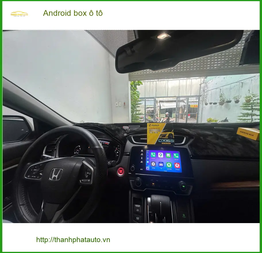 Anh Đạt lắp Android box ô tô Honda CRV tại Hóc Môn để giải trí đa phương tiện ảnh thực tế 3