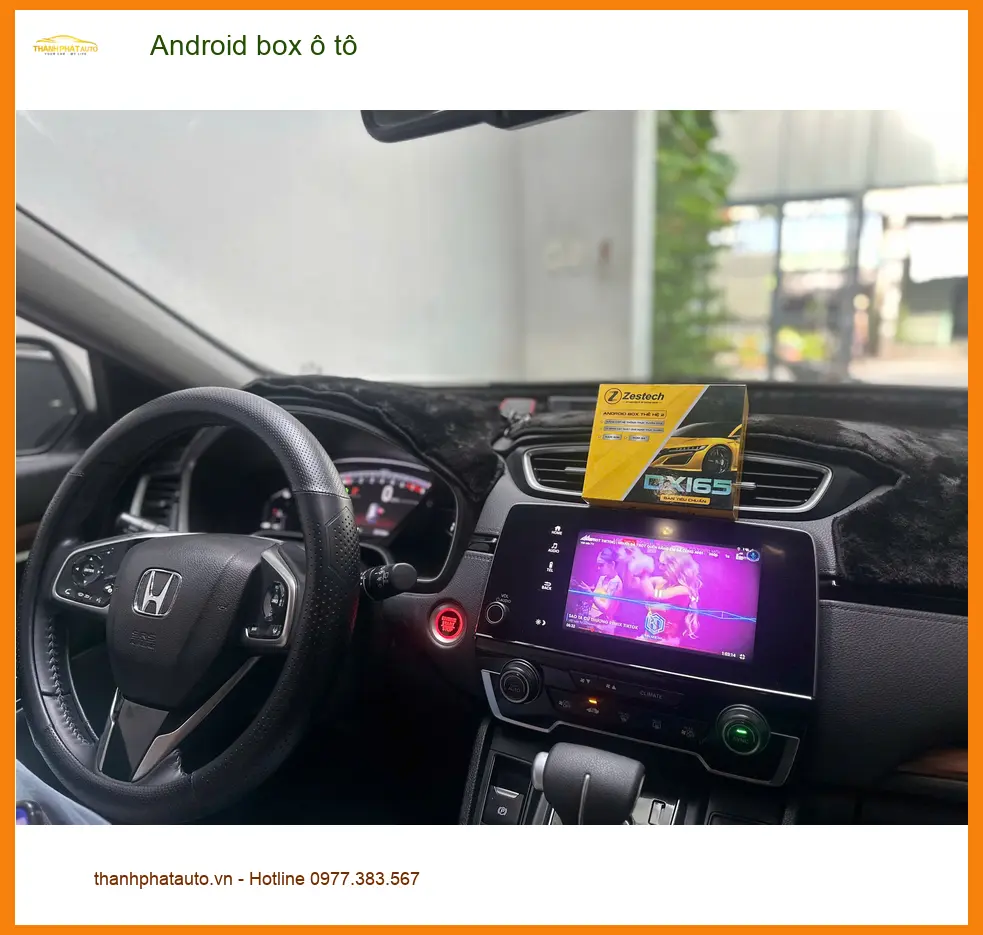 Anh Đạt lắp Android box ô tô cho Hyundai Santa Fe tại Quận 9 xem YouTube ảnh thực tế 3