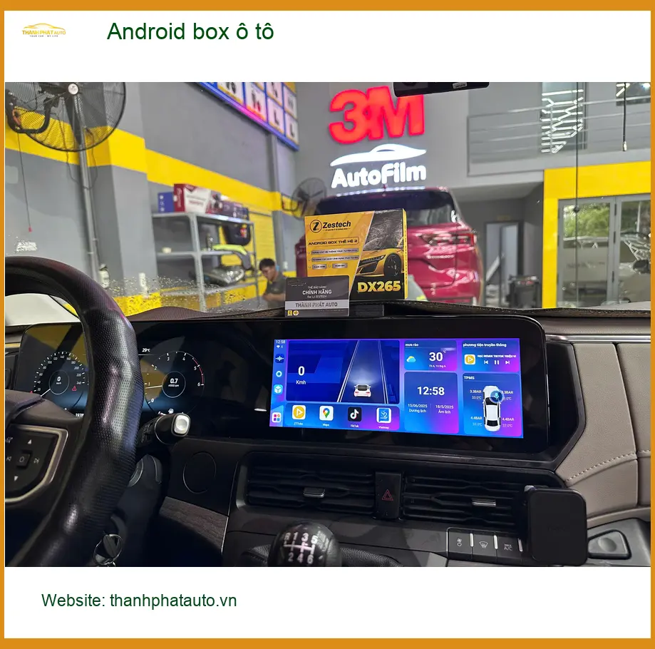 Anh Quang nâng cấp Android box ô tô Honda CRV tại Quận 11 giải trí không giới hạn ảnh thực tế 2