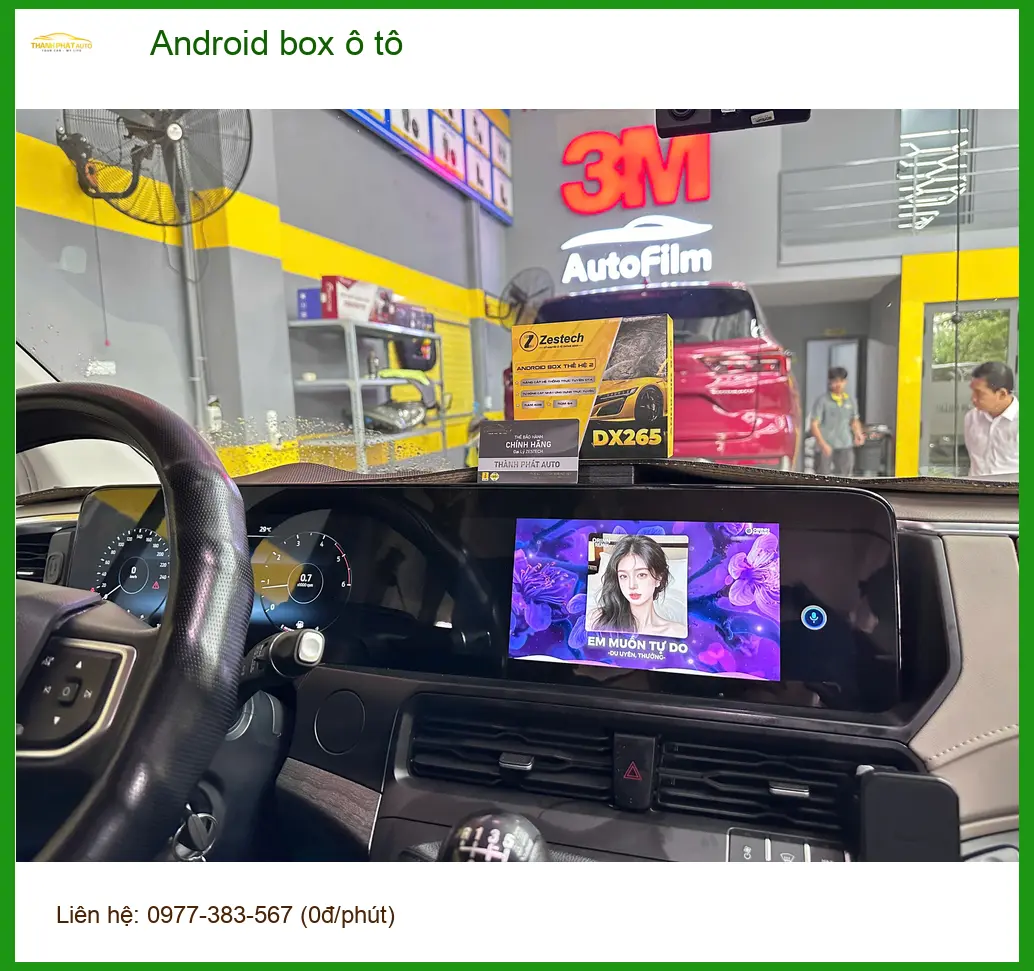 Anh Quang nâng cấp Android box ô tô Honda CRV tại Quận 11 giải trí không giới hạn ảnh thực tế 3