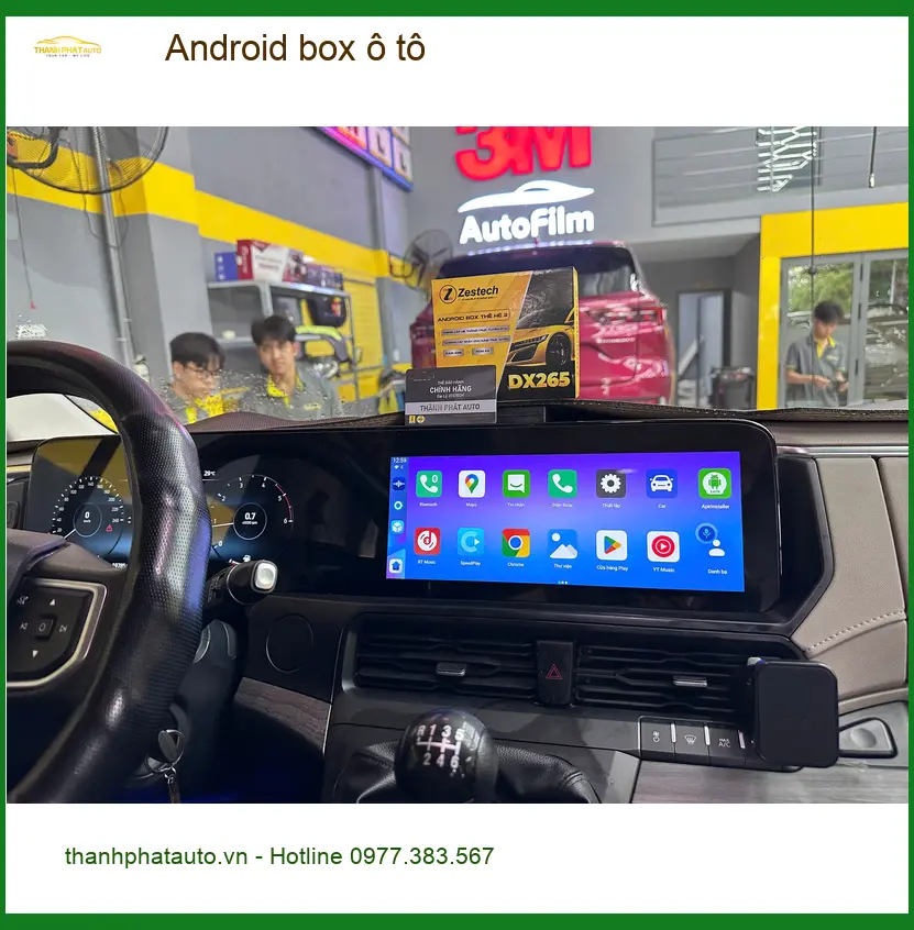 Anh Quang nâng cấp Android box ô tô Honda CRV tại Quận 11 giải trí không giới hạn ảnh thực tế 5