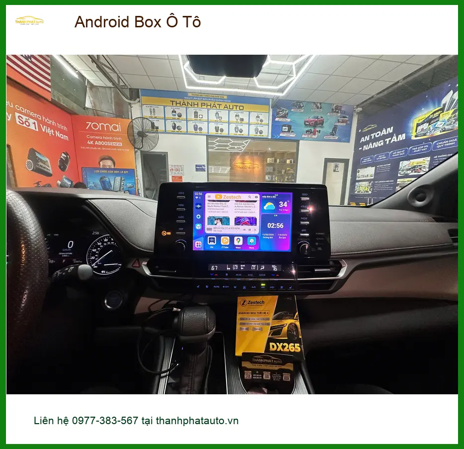 Chị Thảo lắp Android Box Ô Tô cho Mazda CX-5 tại Thủ Đức cần nhiều tính năng ảnh thực tế 2