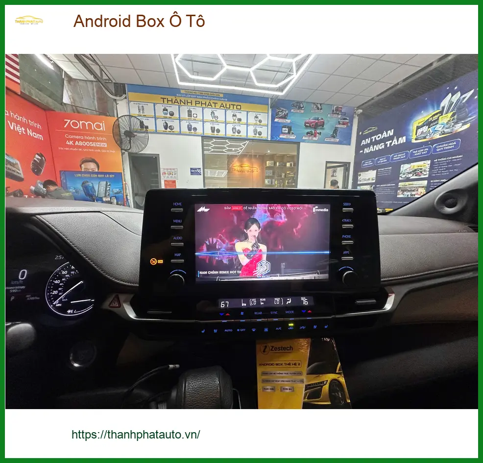 Chị Thảo lắp Android Box Ô Tô cho Mazda CX-5 tại Thủ Đức cần nhiều tính năng ảnh thực tế 4