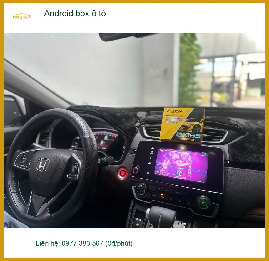 Anh Khang lắp Android box ô tô cho Mazda CX-5 tại Quận 10 để xem YouTube ảnh thực tế 3