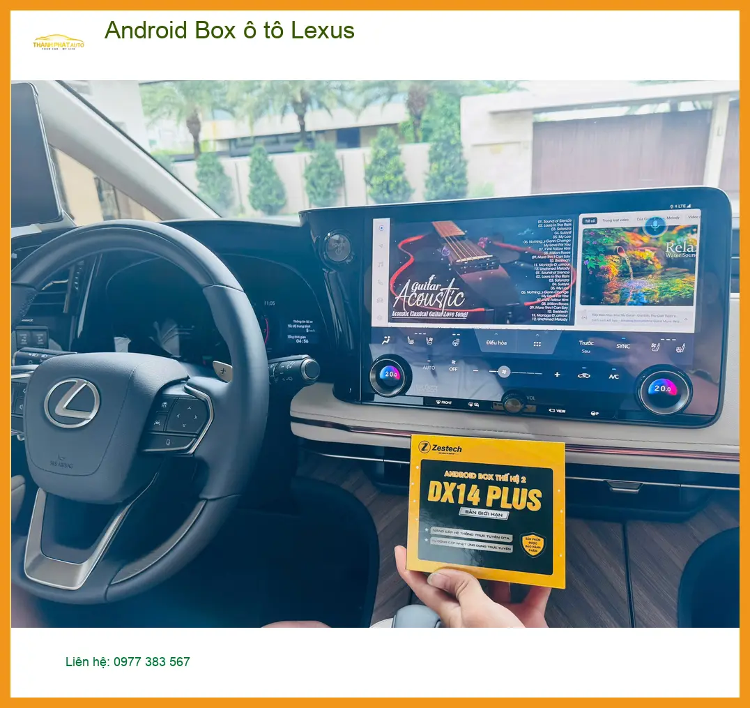 Anh Dũng lắp Android Box ô tô cho Lexus ES 300h tại Quận 1 tiện ích ảnh thực tế 4