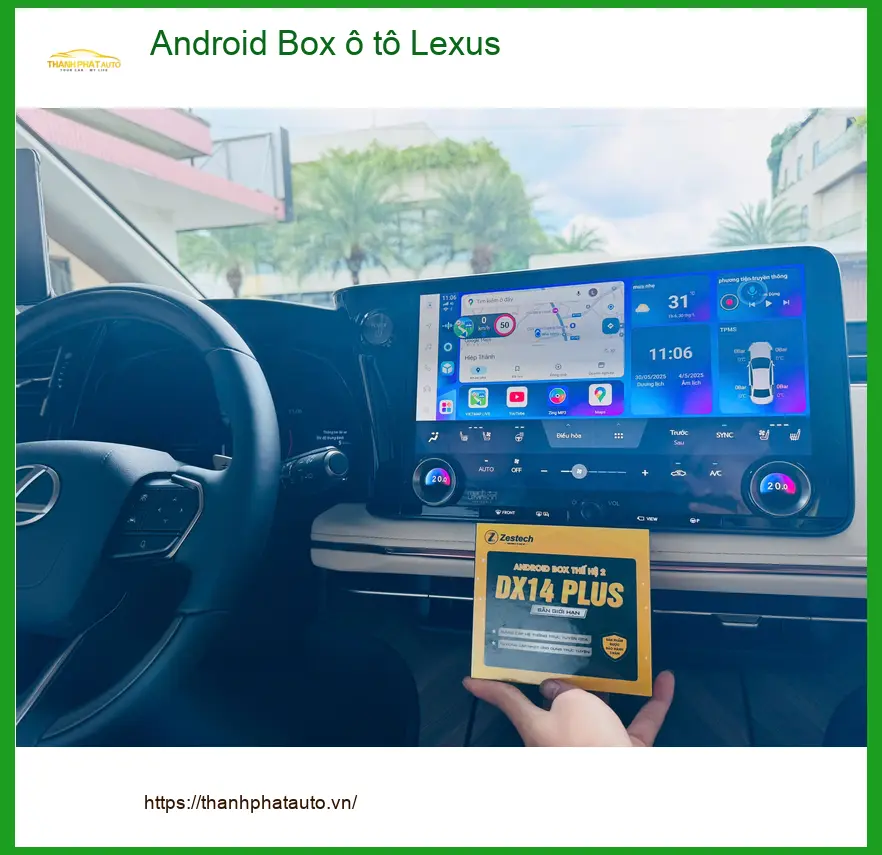 Anh Dũng lắp Android Box ô tô cho Lexus ES 300h tại Quận 1 tiện ích ảnh thực tế 5