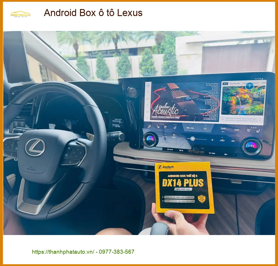 Anh Khải lắp Android Box cho Lexus RX 350 tại Quận 12