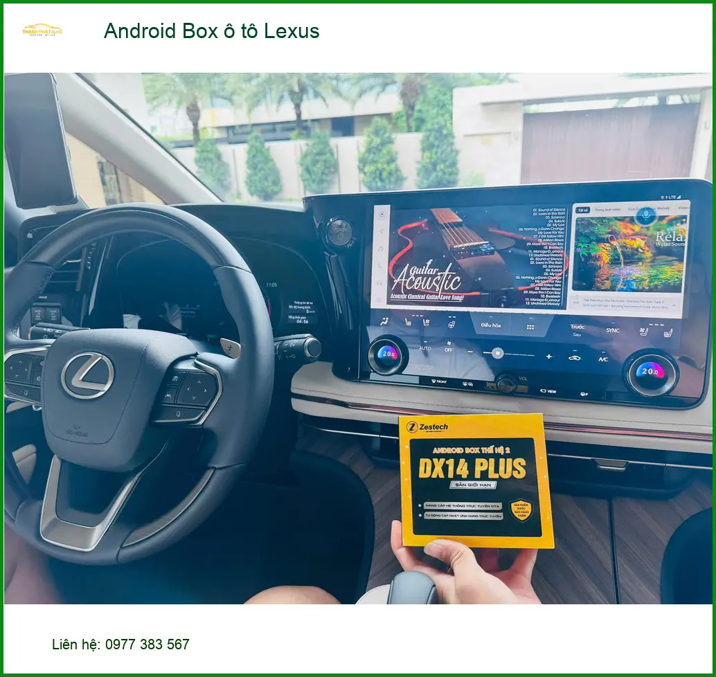 Chú Phú lắp Android Box ô tô Lexus RX 350 tại Hóc Môn vì muốn giải trí tiện lợi hơn