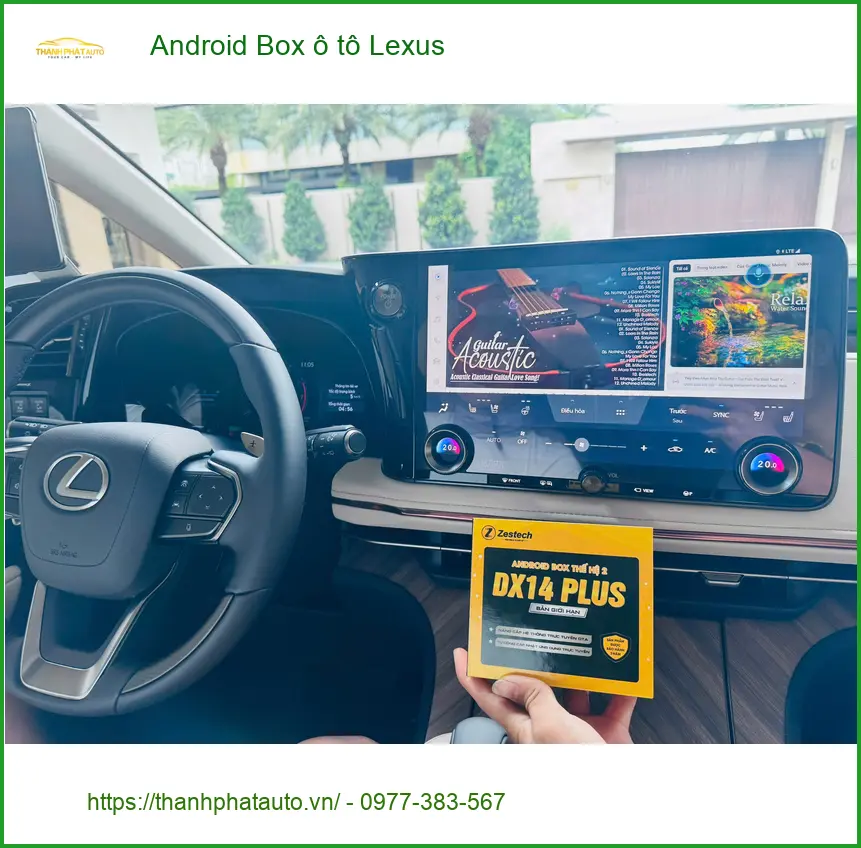 Anh Khải lắp Android Box cho Lexus RX 350 tại Quận 12 ảnh thực tế 2