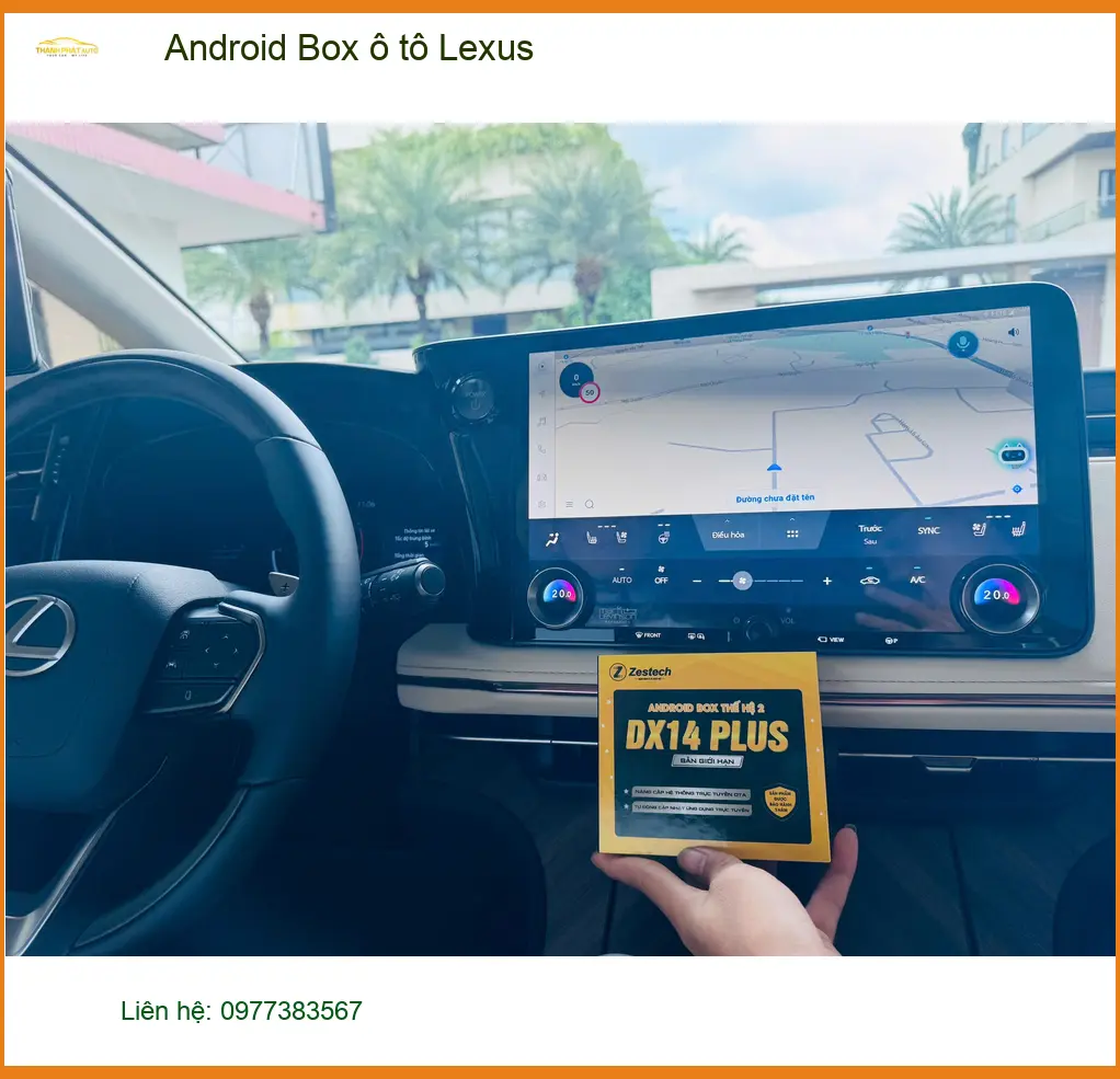 Chú Phú lắp Android Box ô tô Lexus RX 350 tại Hóc Môn vì muốn giải trí tiện lợi hơn ảnh thực tế 3