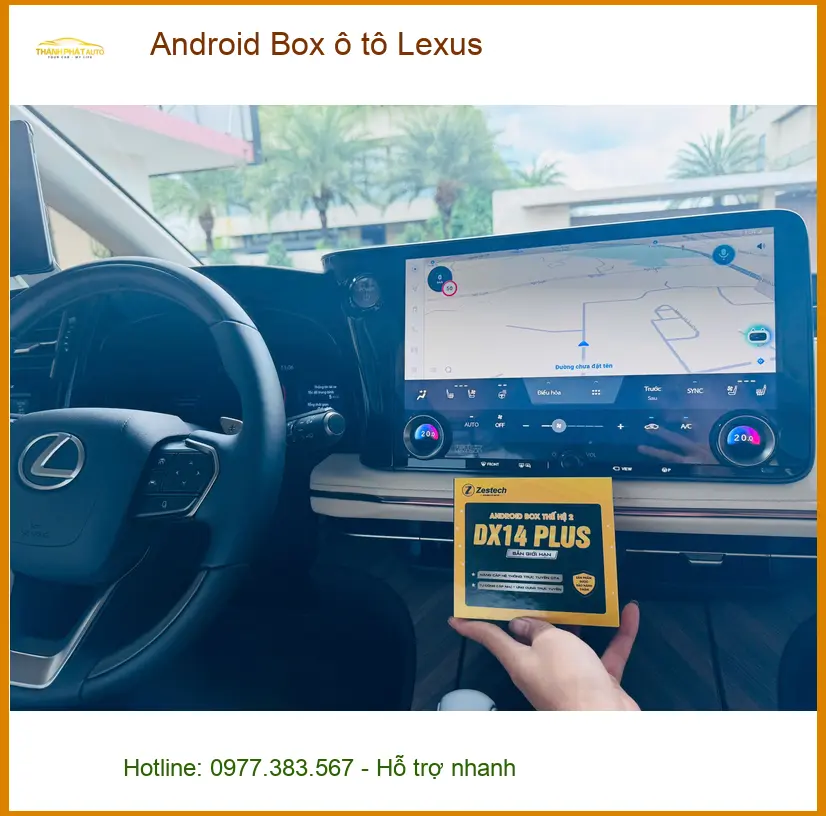 Anh Khải lắp Android Box cho Lexus RX 350 tại Quận 12 ảnh thực tế 4