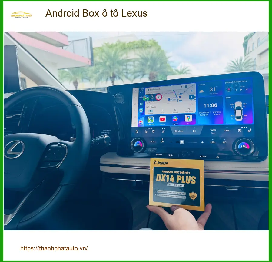 Anh Khải lắp Android Box cho Lexus RX 350 tại Quận 12 ảnh thực tế 5