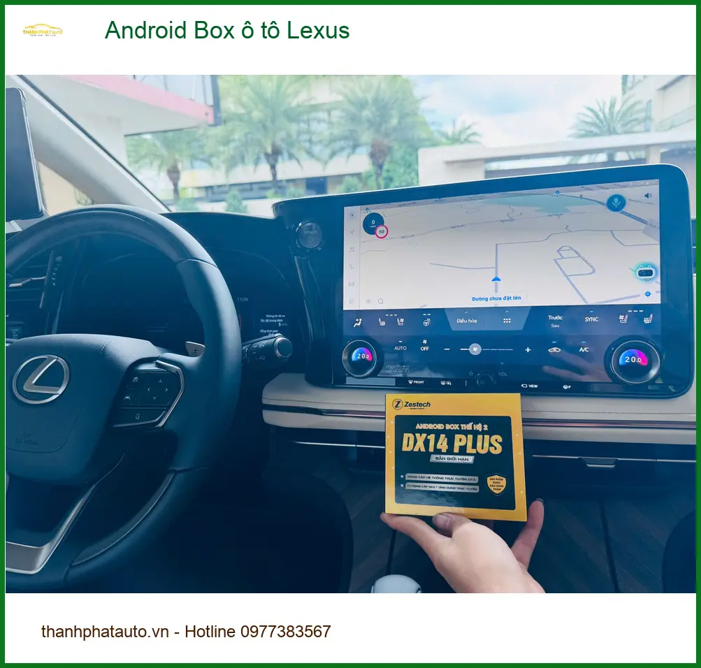 Chú Phú lắp Android Box ô tô Lexus RX 350 tại Hóc Môn vì muốn giải trí tiện lợi hơn ảnh thực tế 5