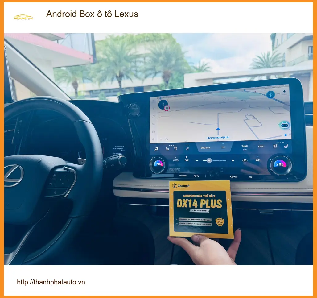 Chú Minh lắp Android Box ô tô Lexus RX 350 tại Quận Bình Thạnh ảnh thực tế 2