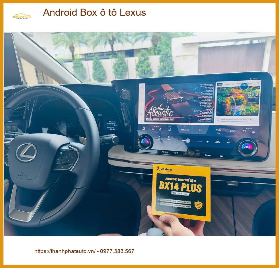 Chú Minh lắp Android Box ô tô Lexus RX 350 tại Quận Bình Thạnh ảnh thực tế 3