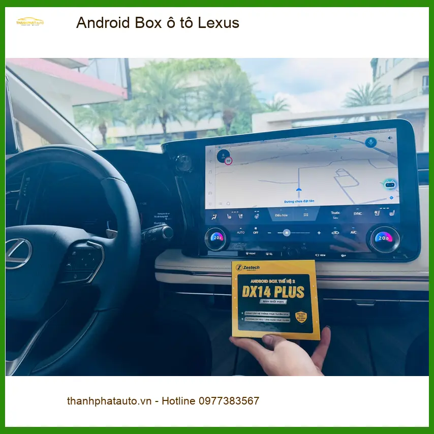 Anh Cường lắp Android Box cho Lexus tại Quận Nhà Bè vì màn hình zin ít tiện ích
