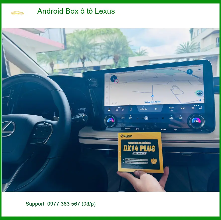 Anh Duy lắp Android Box ô tô Lexus tại Quận Thủ Đức để vợ con đỡ buồn chán ảnh thực tế 2