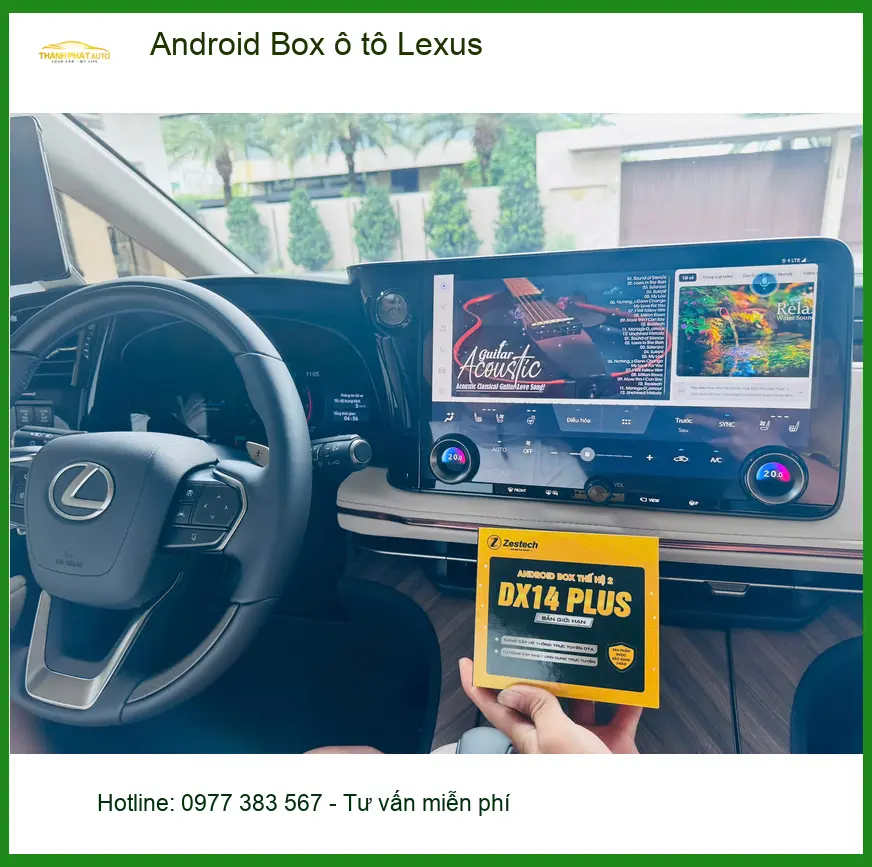 Chị Thanh lắp Android Box ô tô Lexus RX350 tại Quận Gò Vấp ảnh thực tế 4