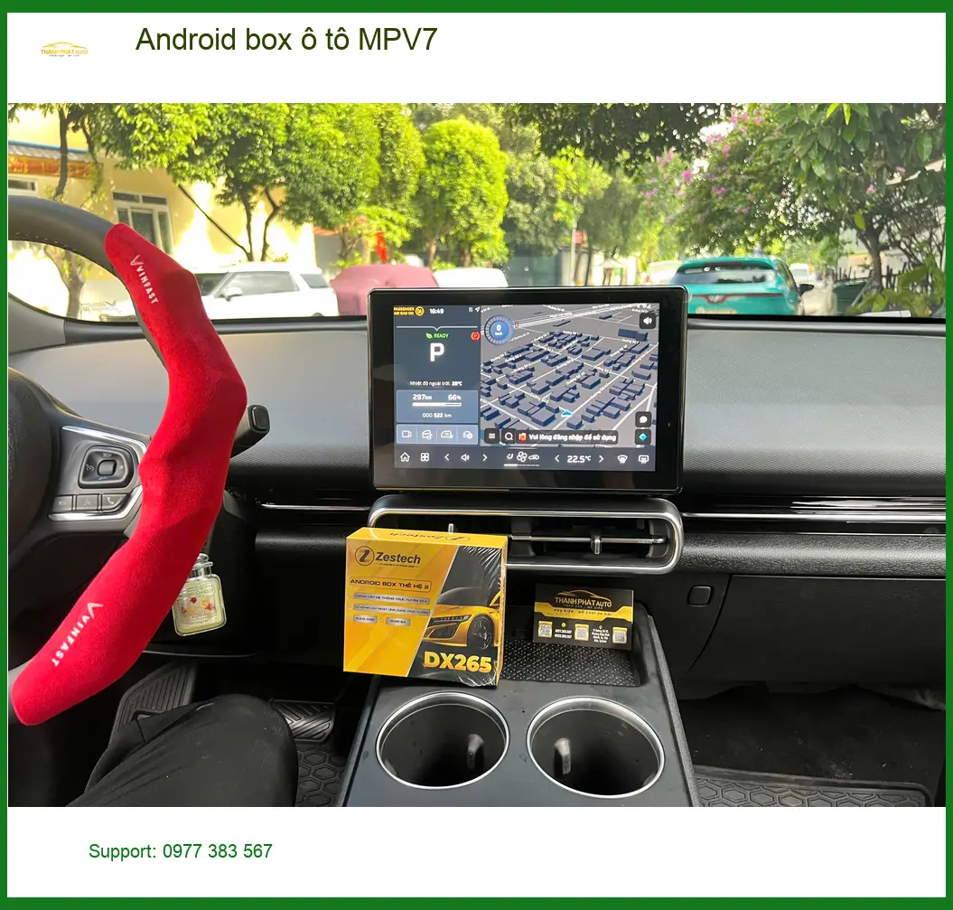 Anh Minh lắp Android Box MPV7 cho Ford Ecosport tại Quận 3 xem Youtube ảnh thực tế 2
