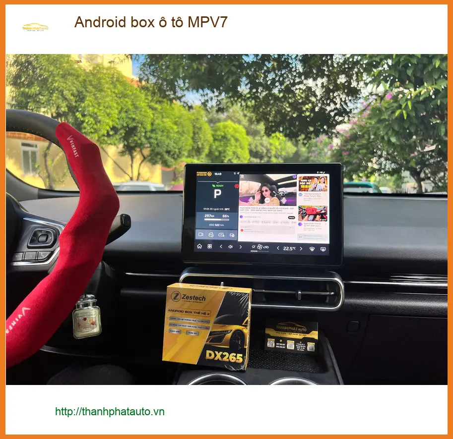 Anh Minh lắp Android Box MPV7 cho Ford Ecosport tại Quận 3 xem Youtube ảnh thực tế 3