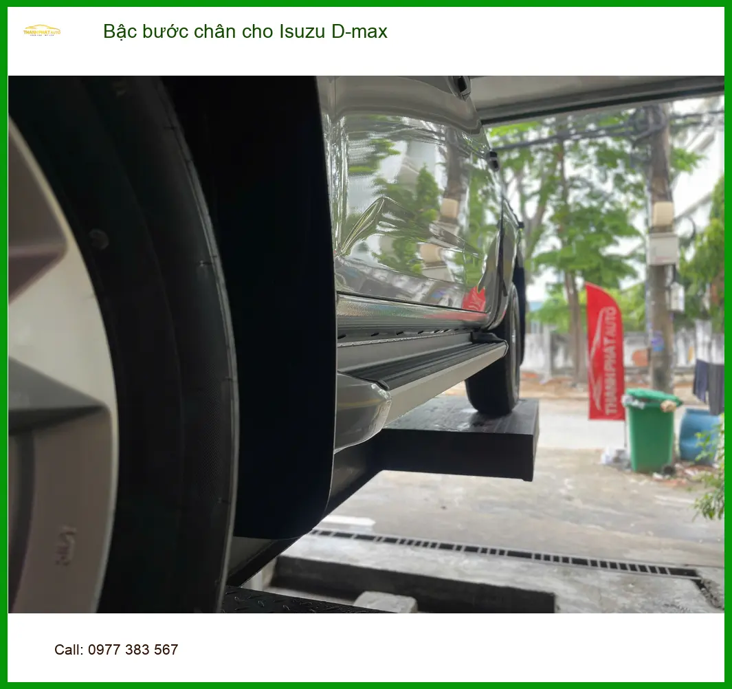 Anh Minh lắp bậc bước chân Isuzu D-max tại Quận 9, cam kết chính hãng, giá tốt ảnh thực tế 2