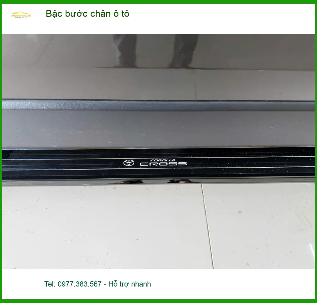 Chị Thảo lắp bậc bước chân ô tô Toyota Fortuner ở Củ Chi tiện lợi ảnh thực tế 2