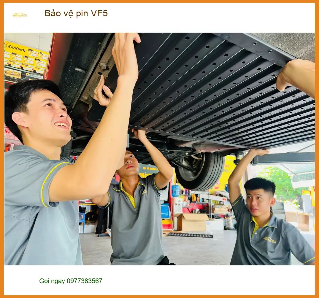 Dịch vụ bảo vệ pin VinFast VF5 uy tín cho Anh Quang ở Quận 4