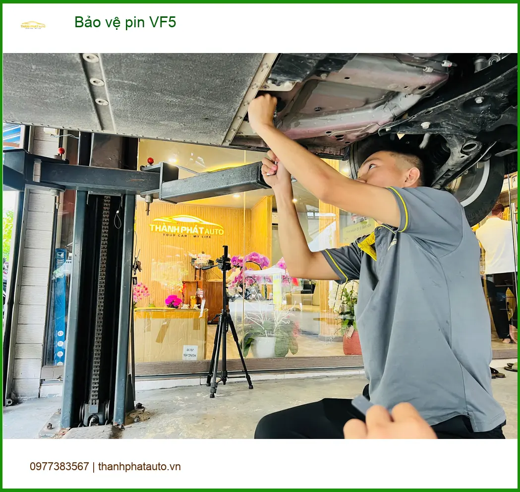 Dịch vụ bảo vệ pin VinFast VF5 uy tín cho Anh Quang ở Quận 4 ảnh thực tế 3