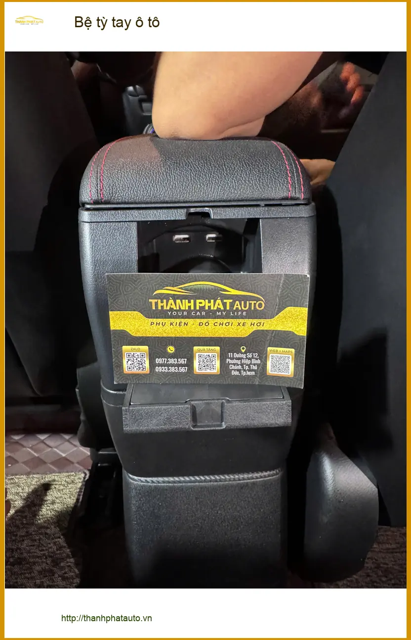 Anh Minh lắp bệ tỳ tay ô tô cho Hyundai Accent tại Quận 10 để nội thất xe thêm tiện nghi ảnh thực tế 2