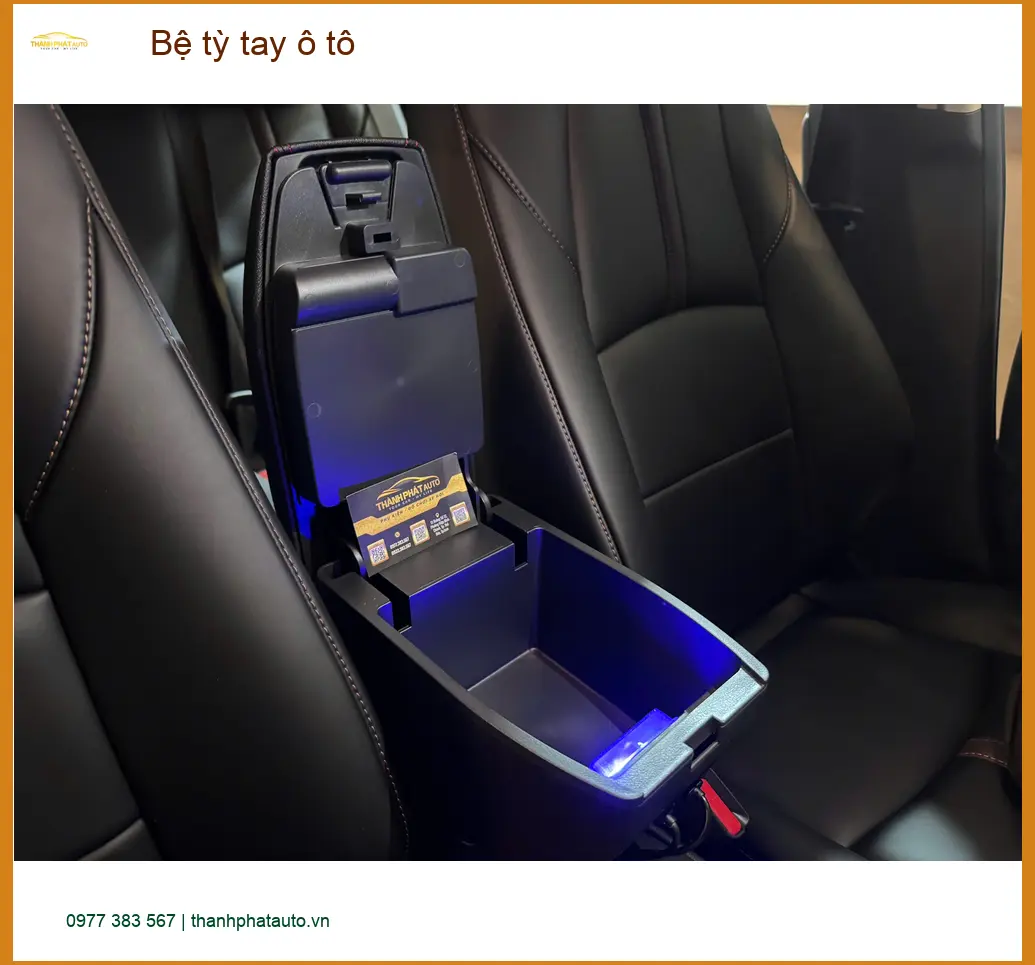 Anh Minh lắp bệ tỳ tay ô tô cho Hyundai Accent tại Quận 10 để nội thất xe thêm tiện nghi ảnh thực tế 4