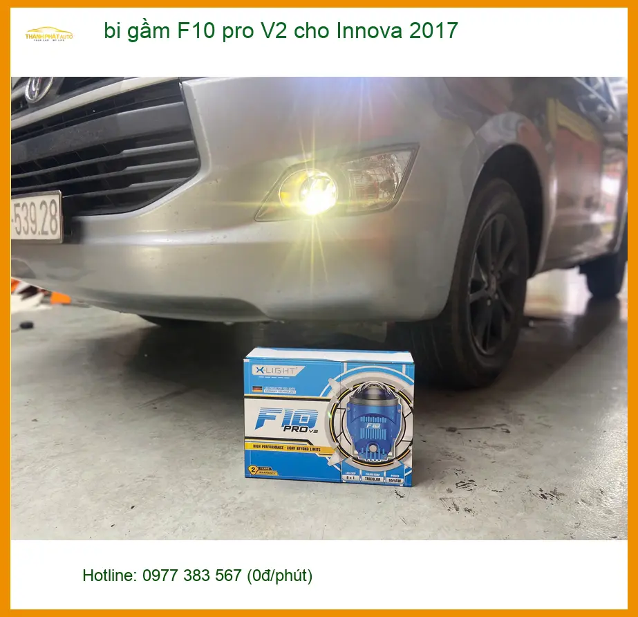 Chú Thanh Hải lắp bi gầm F10 pro V2 cho Innova 2017 tại Quận Bình Thạnh ảnh thực tế 2