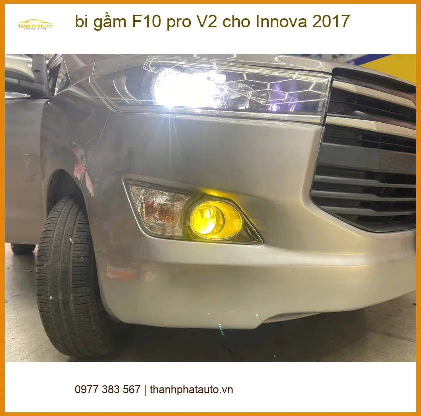 Chú Thanh Hải lắp bi gầm F10 pro V2 cho Innova 2017 tại Quận Bình Thạnh ảnh thực tế 4