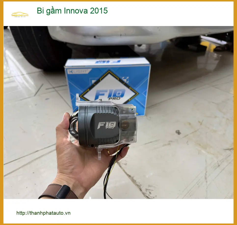Chú Quang nâng cấp bi gầm Innova 2015 ở Hóc Môn vì đèn zin quá yếu