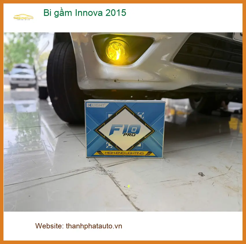 Chú Quang nâng cấp bi gầm Innova 2015 ở Hóc Môn vì đèn zin quá yếu ảnh thực tế 3