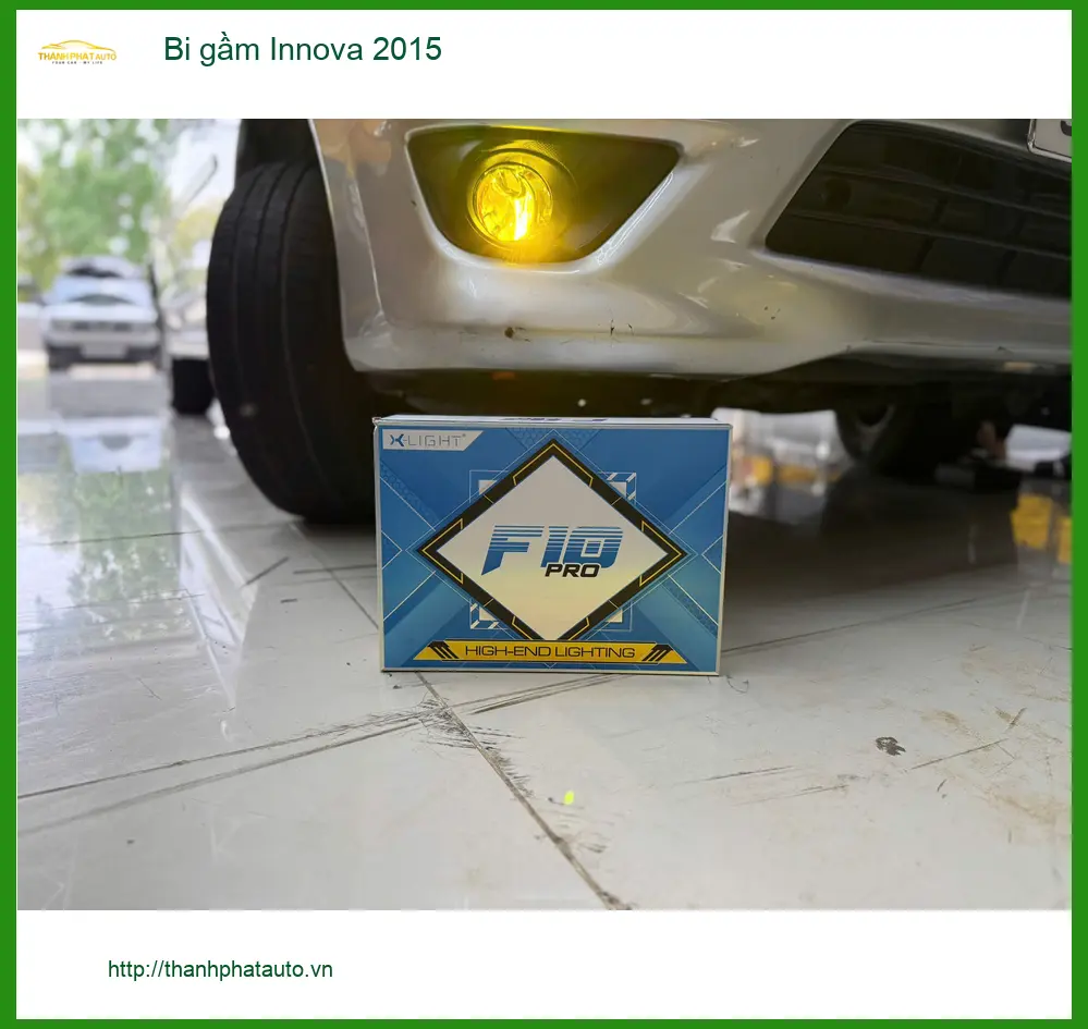Anh Đạt độ bi gầm Innova 2015 tại Quận 11 khắc phục đèn yếu ảnh thực tế 3