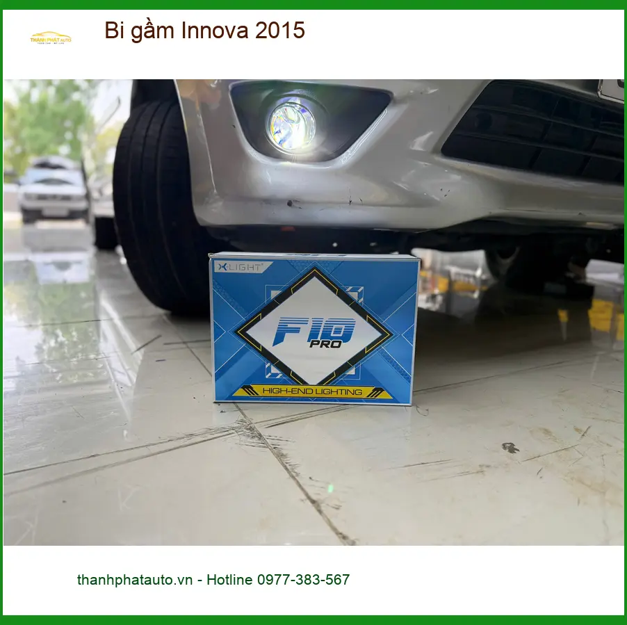 Chú Hải độ bi gầm cho Innova 2015 tại Quận 2 vì đèn zin quá mờ